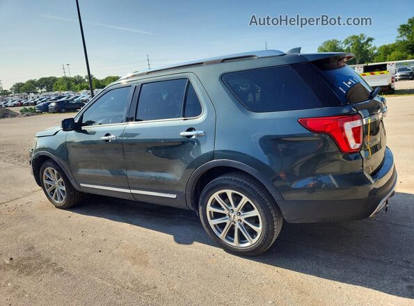 1FM5K8F88GGA45759 2016 FORD EXPLORER Gray Trasero izquierdo