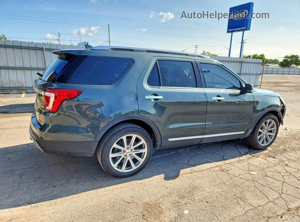 1FM5K8F88GGA45759 2016 FORD EXPLORER Gray Trasero derecho