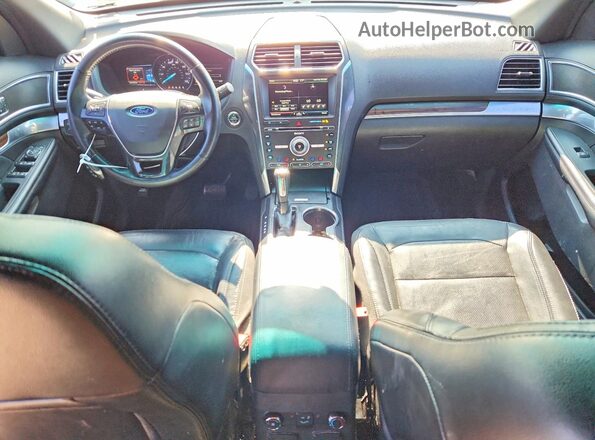 1FM5K8F88GGA45759 2016 FORD EXPLORER Gray Vista del salpicadero