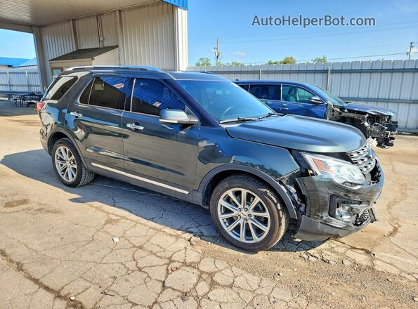 1FM5K8F88GGA45759 2016 FORD EXPLORER Gray Delantero derecho