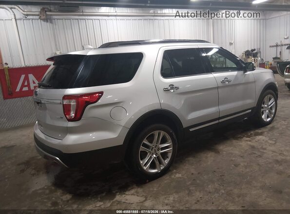 1FM5K8F88GGA61041 2016 FORD EXPLORER Silver Հետևի աջ