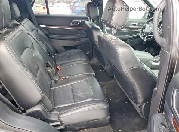 1FM5K8F88HGC07066 2017 FORD EXPLORER Gray Սալոնի հետևի տեսք