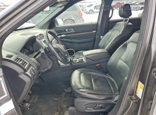 1FM5K8F88HGC07066 2017 FORD EXPLORER Gray Սալոնի դիմացի տեսք