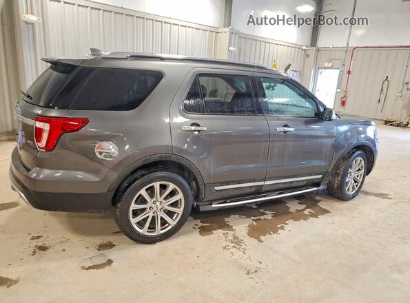1FM5K8F88HGC68403 2017 FORD EXPLORER Gray Rear right