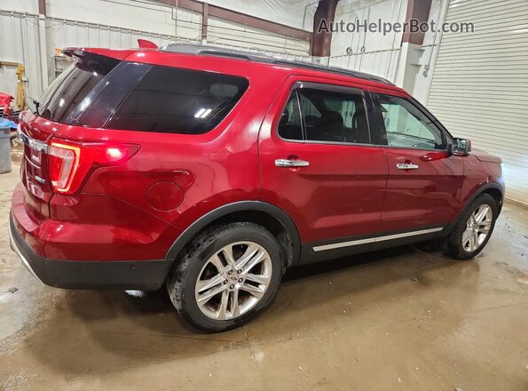 1FM5K8F89GGA02211 2016 FORD EXPLORER Red Rear right