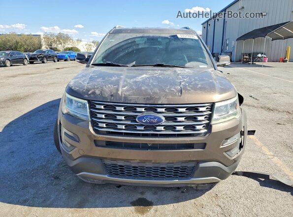 1FM5K8F89GGA27710 2016 FORD EXPLORER Tan Вид спереду