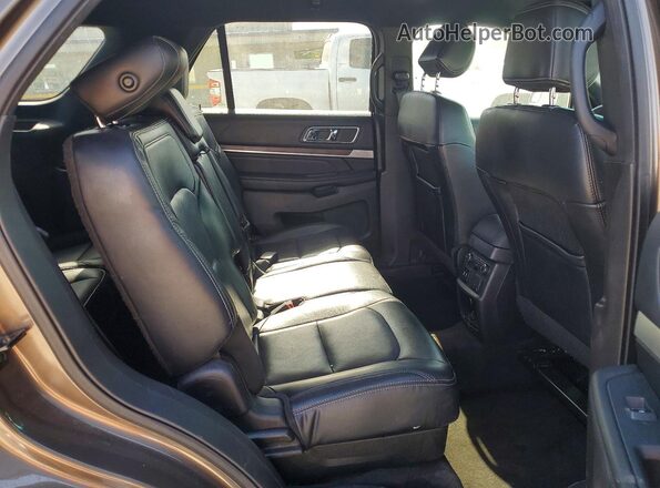 1FM5K8F89GGA27710 2016 FORD EXPLORER Tan Вид задніх сидінь