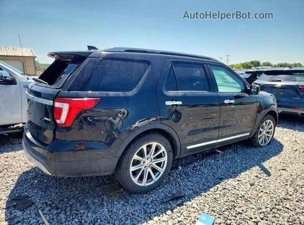 1FM5K8F89GGA36505 2016 FORD EXPLORER Black უკანა მარჯვენა