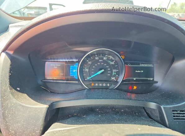 1FM5K8F89GGA36505 2016 FORD EXPLORER Black ხელსაწყოთა პანელის ხედი