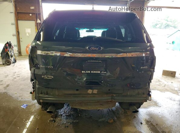 1FM5K8F89GGC24926 2016 FORD EXPLORER Green უკანა ხედი