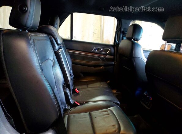 1FM5K8F89GGC24926 2016 FORD EXPLORER Green უკანა სალონის ხედი
