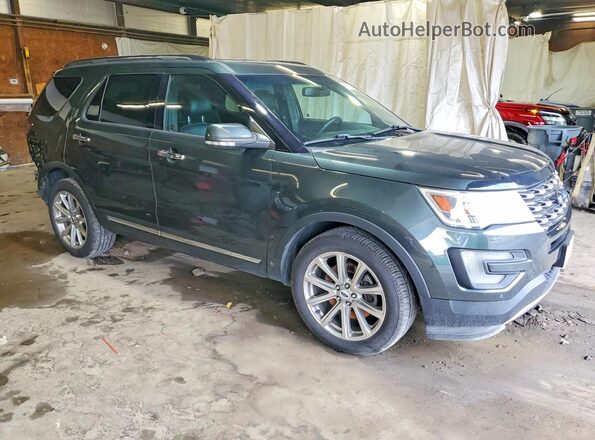 1FM5K8F89GGC24926 2016 FORD EXPLORER Green წინა მარჯვენა