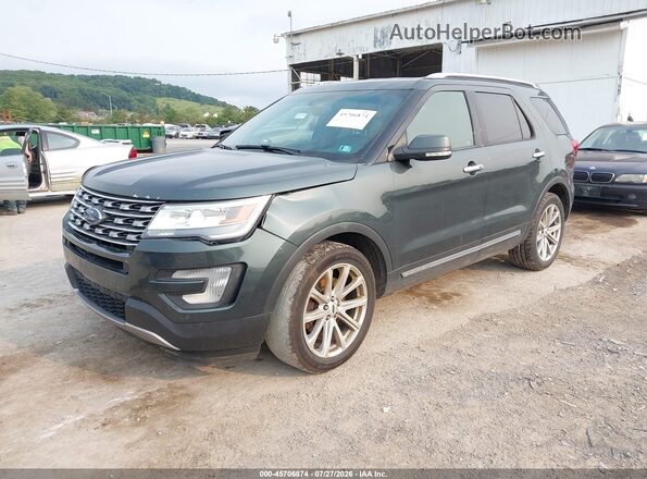 1FM5K8F89GGC49342 2016 FORD EXPLORER Gray Առջևի ձախ երեք քառորդ տեսարան