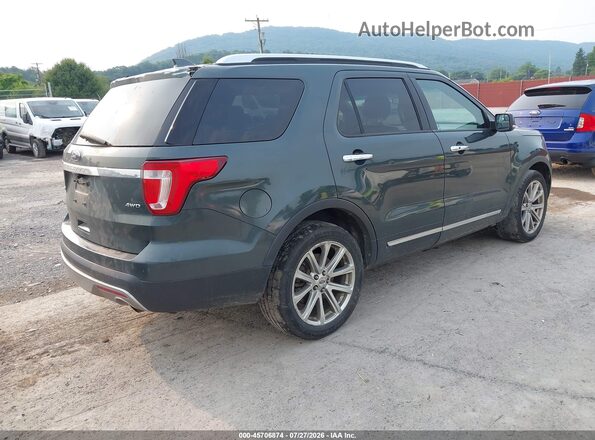 1FM5K8F89GGC49342 2016 FORD EXPLORER Gray Հետևի աջ
