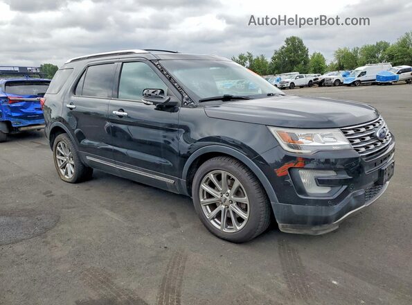 1FM5K8F89GGD15503 2016 FORD EXPLORER Black Front right