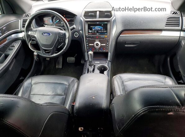 1FM5K8F89GGD15503 2016 FORD EXPLORER Black Dashboard view