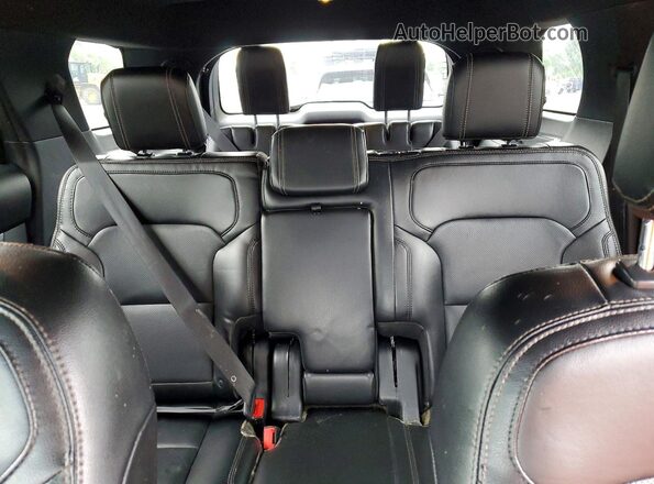 1FM5K8F89GGD15503 2016 FORD EXPLORER Black Rear seats view