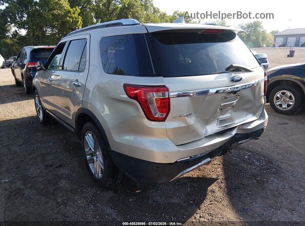 1FM5K8F89HGE35447 2017 FORD EXPLORER Серый Задняя левая четверть