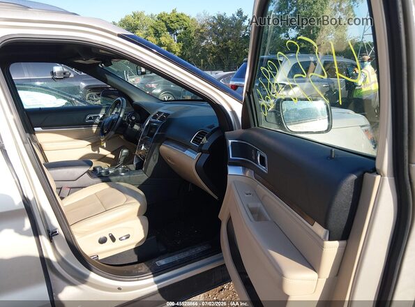 1FM5K8F89HGE35447 2017 FORD EXPLORER Серый Вид салона спереди