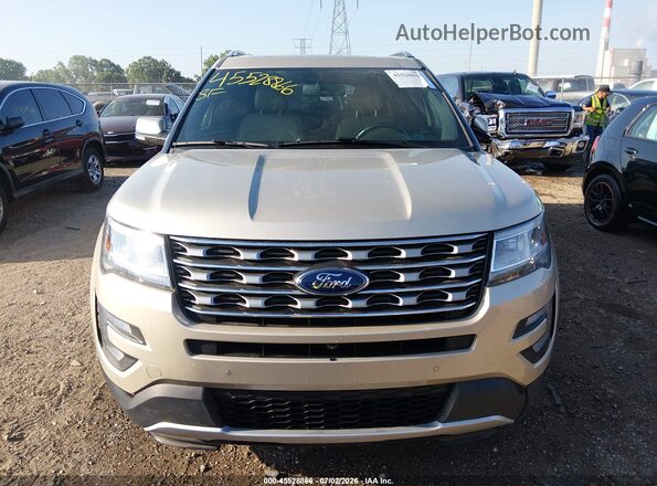 1FM5K8F89HGE35447 2017 FORD EXPLORER Серый Вид щитка приборов