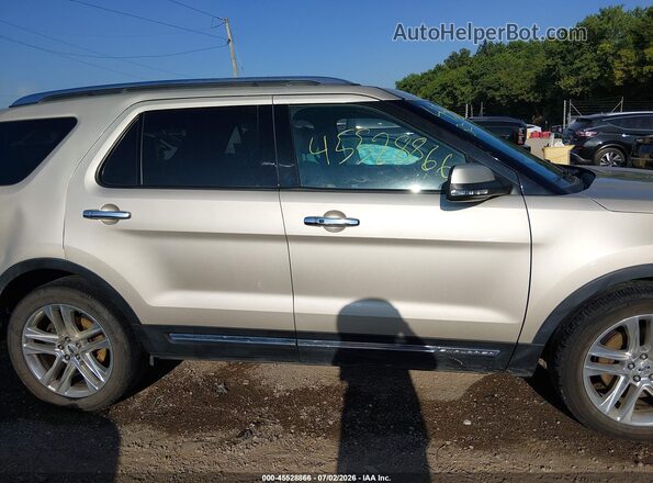 1FM5K8F89HGE35447 2017 FORD EXPLORER Серый Вид задней части салона