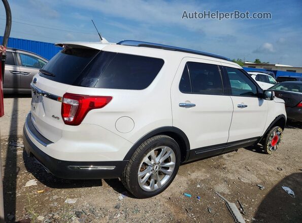 1FM5K8F89KGA70677 2019 FORD EXPLORER White Tył prawy