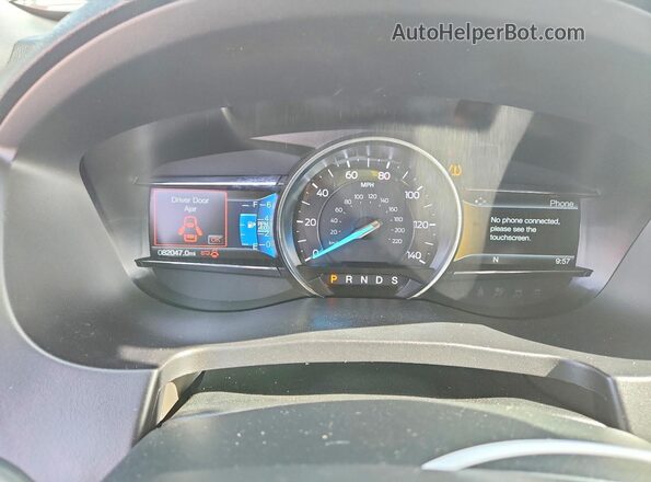 1FM5K8F89KGA70677 2019 FORD EXPLORER White Widok zestawu wskaźników