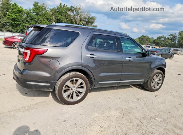 1FM5K8F89KGA91576 2019 FORD EXPLORER Gray უკანა მარჯვენა