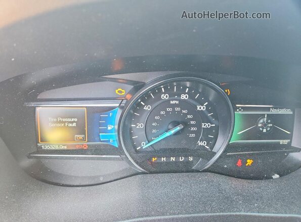 1FM5K8F8XGGB59634 2016 FORD EXPLORER Green Вид щитка приладів