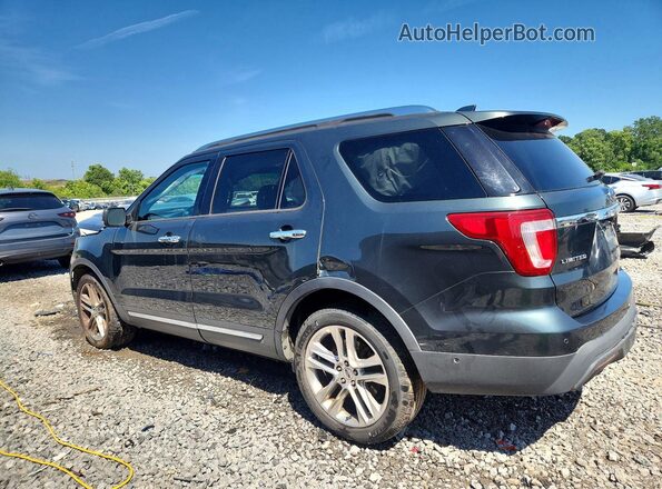 1FM5K8F8XGGB59634 2016 FORD EXPLORER Green Задня ліва чверть