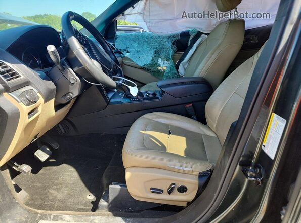 1FM5K8F8XGGB59634 2016 FORD EXPLORER Green Вид салону спереду