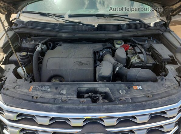 1FM5K8F8XGGC25874 2016 FORD EXPLORER Brown Շարժիչի բաժամունքի տեսք