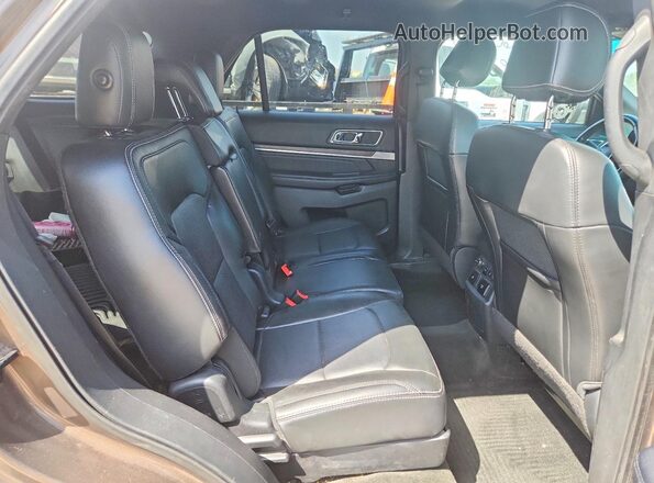 1FM5K8F8XGGC25874 2016 FORD EXPLORER Brown Սալոնի հետևի տեսք