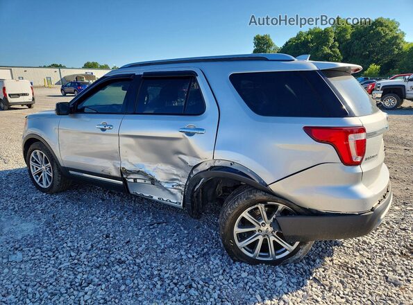 1FM5K8F8XHGC93285 2017 FORD EXPLORER Silver Trasero izquierdo