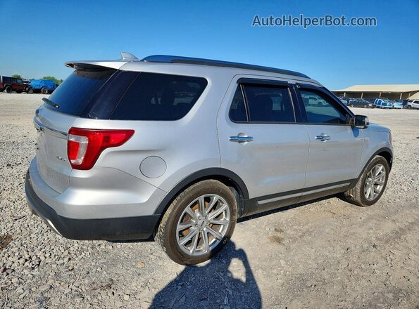 1FM5K8F8XHGC93285 2017 FORD EXPLORER Silver Trasero derecho
