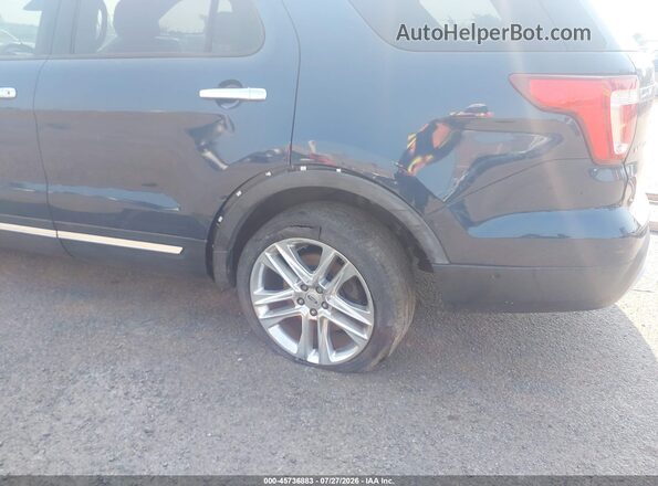 1FM5K8F8XHGD80295 2017 FORD EXPLORER Синий Вид спереди