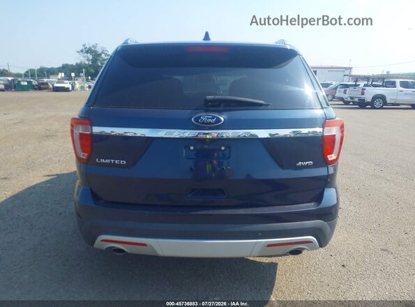 1FM5K8F8XHGD80295 2017 FORD EXPLORER Синий 