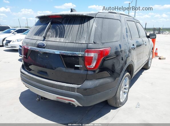 1FM5K8FH1GGC71268 2016 FORD EXPLORER Black Հետևի աջ