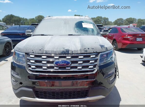 1FM5K8FH1GGC71268 2016 FORD EXPLORER Black Սարքավորումների վահանակի տեսք