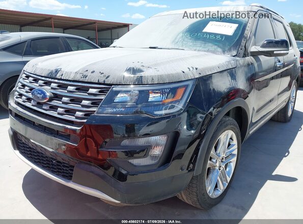 1FM5K8FH1GGC71268 2016 FORD EXPLORER Black Դիմացի տեսք