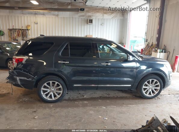 1FM5K8FH1HGA09770 2017 FORD EXPLORER Gray Rear interior view