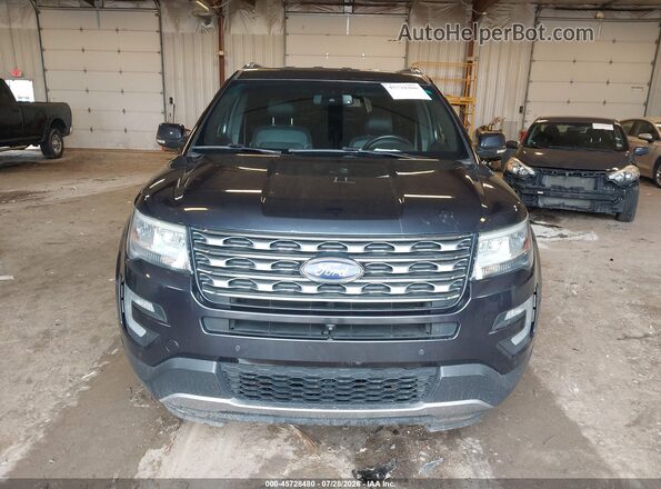 1FM5K8FH1HGA09770 2017 FORD EXPLORER Gray Instrument cluster view