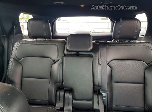 1FM5K8FH1HGA67474 2017 FORD EXPLORER Gray Вид задніх сидінь