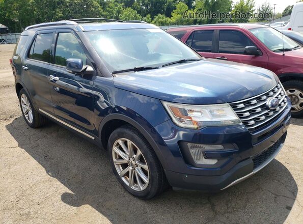 1FM5K8FH2GGD19697 2016 FORD EXPLORER Blue Առջևի աջ