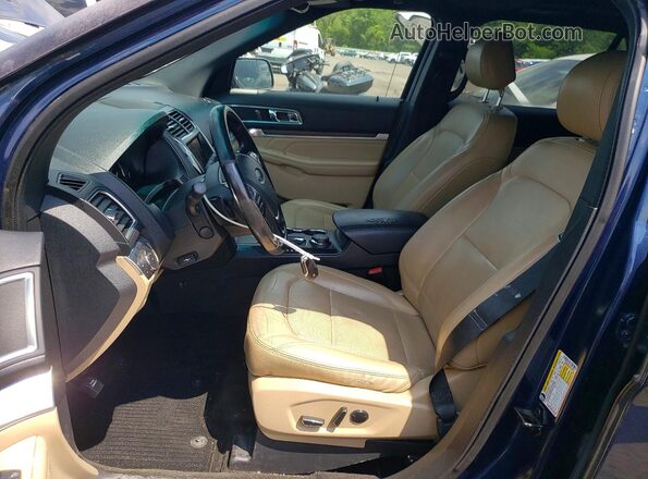 1FM5K8FH2GGD19697 2016 FORD EXPLORER Blue Սալոնի դիմացի տեսք