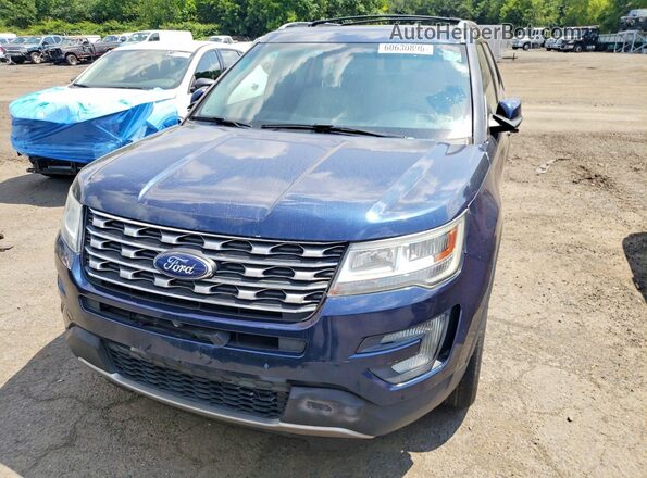1FM5K8FH2GGD19697 2016 FORD EXPLORER Blue Դիմացի տեսք