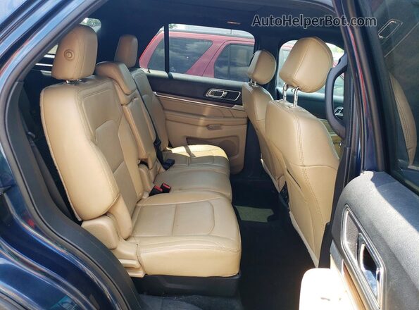 1FM5K8FH2GGD19697 2016 FORD EXPLORER Blue Սալոնի հետևի տեսք