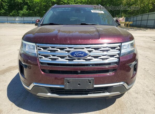 1FM5K8FH3KGA73767 2019 FORD EXPLORER Burgundy Դիմացի տեսք