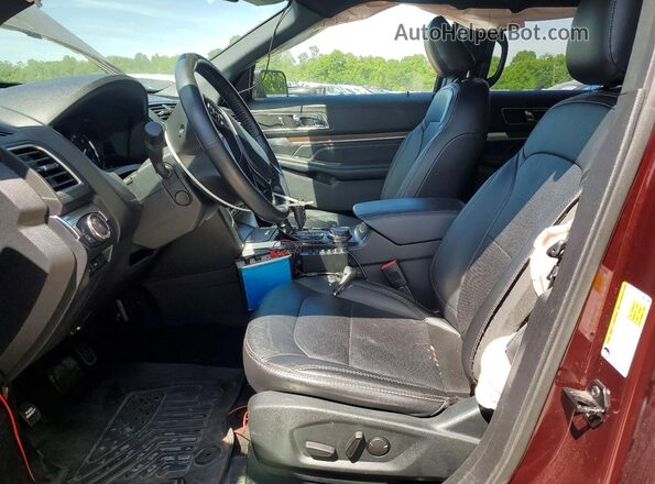 1FM5K8FH3KGA73767 2019 FORD EXPLORER Burgundy Սալոնի դիմացի տեսք