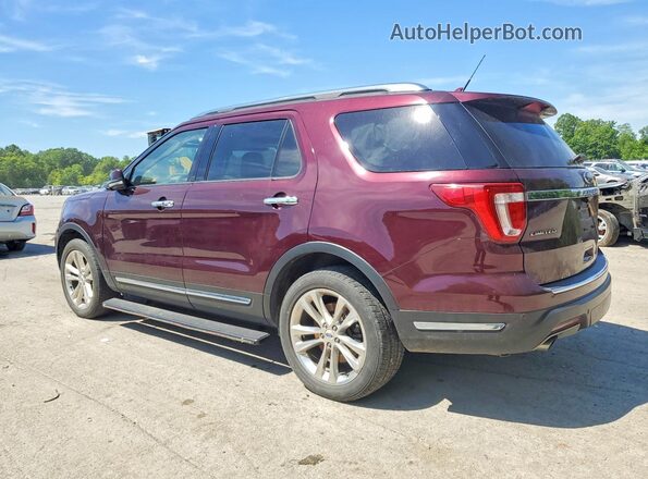1FM5K8FH3KGA73767 2019 FORD EXPLORER Burgundy Հետևի ձախ